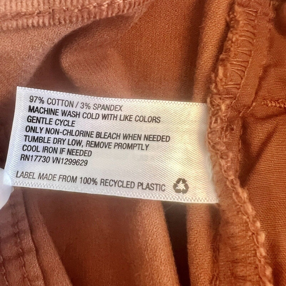 Knox Rose Corduroy Button-Front Mini Skirt Women's Size 4 Bronze Wave 90’s Y2k - Picture 9 of 11